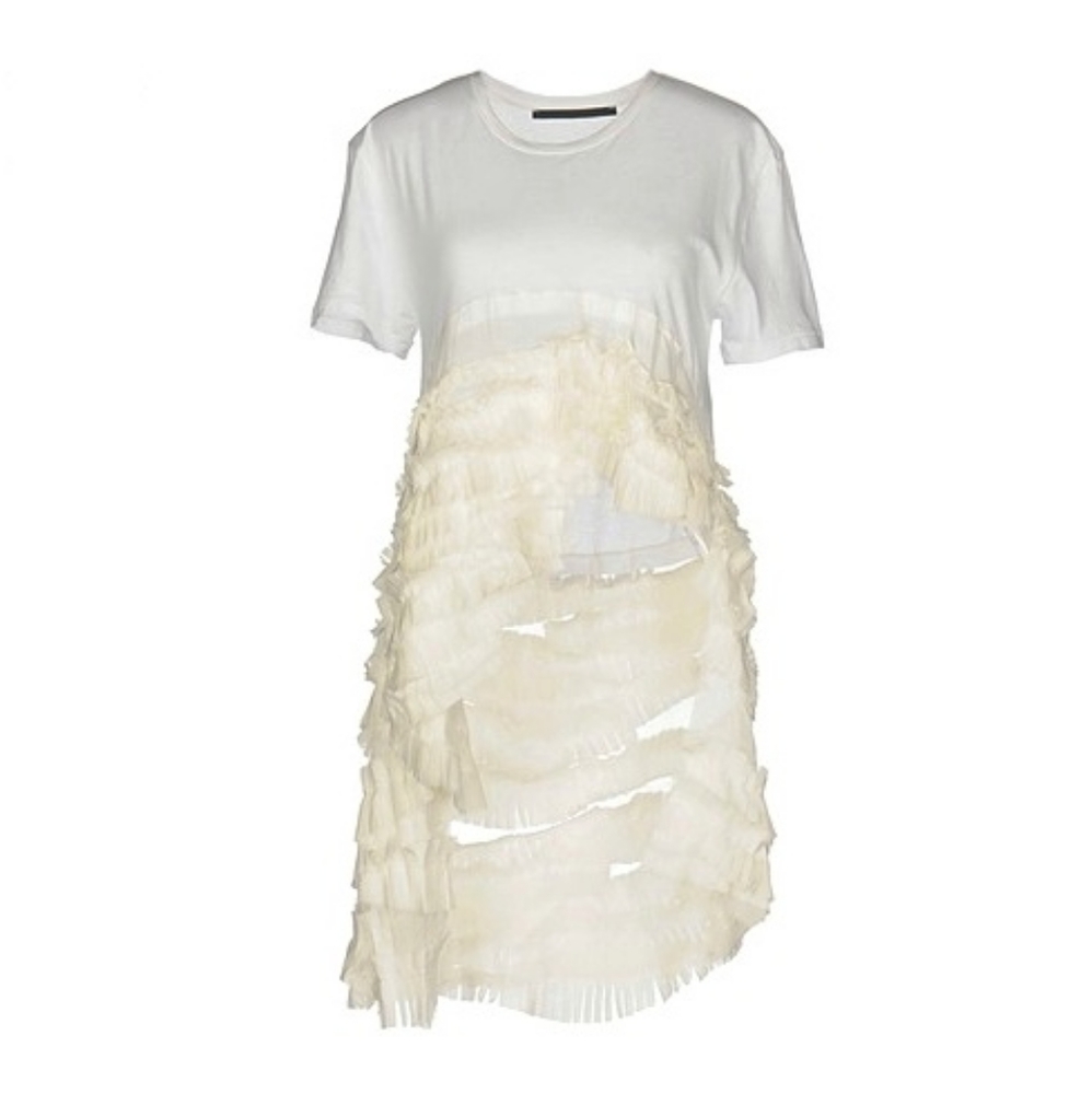 Haider Ackermann t-shirt awuna ivory+conium ivory